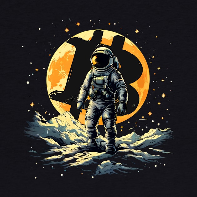 Bitcoin To The Moon by Edgi